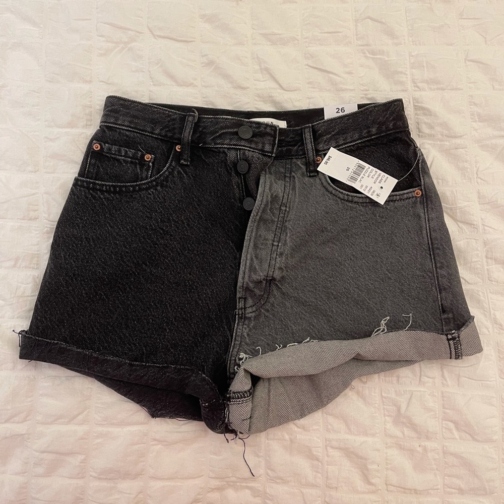 pacsun ultra high rise vintage short